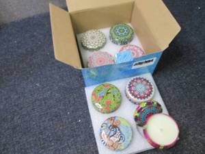 Set of 8 Scented CandleTins Retail ...