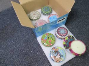 Set of 8 Scented CandleTins Retail ...