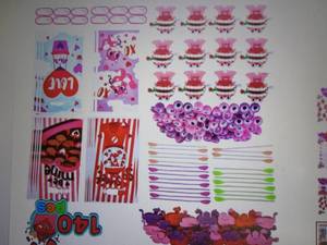 6 - 140 ct Valentines Party Sets...