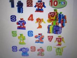Joyin Number Robot Action Figures o...