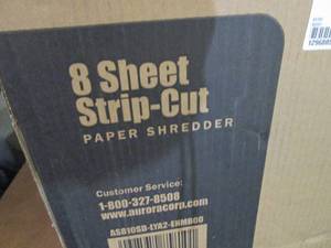 Aurora 8 Sheet Strip Cut Paper Shre...