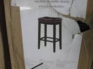 Claridge Black Bar Stool 32 open b...