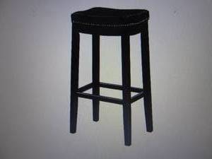 Claridge Black Bar Stool 32 open b...