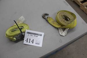 lot 414 image: Lot of (2) Tow Straps