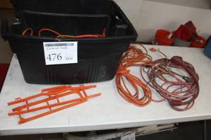 lot 476 image: Electrical Cords, Extension Cords, Plastic Cord Reels