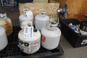 lot 494 image: Lot of (2) Propane Tanks