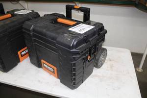 lot 451 image: Ridgid Plastic Tool Box
