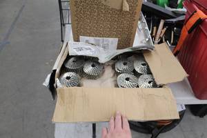 lot 549 image: Lot of (1 Box) Coil Roofing Nails, 1-34x.120, 11 Gauge, Smooth Shank