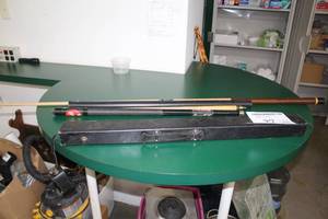 lot 527 image: Pool Cues  with Pool Cue Case