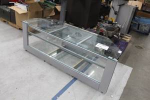 lot 496 image: Entertainment Center 3-glass shelf