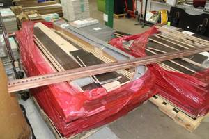 lot 564 image: Lot of (4) Wood Baseboards 9L