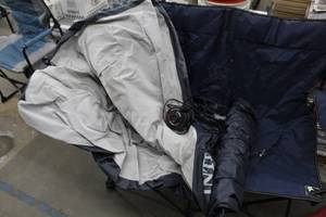 lot 598 image: Air Mattress  with Intex Quick Fill 100 Pump