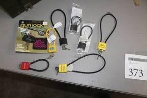 lot 373 image: Lot of (8) Gun Locks