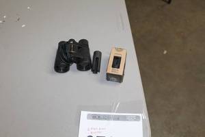 lot 371 image: Lot of (3) Accessories  - Flash Hider (x2), Binocular (x1)