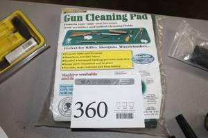 lot 360 image: Drymate Gun Cleaning Pad (in original packaging)