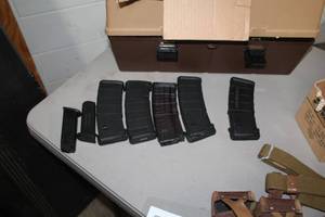 lot 357 image: Lot of (7) Gun Clips  - Heckler & Koch 40 S&W Pistol (x2), 5.56x45 Rifle (x5)
