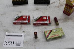 lot 350 image: Lot of ( 2 boxes ) Federal Magnum 12 Ga. 3 1-14-oz. Hi-Shok Slug