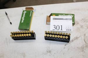 lot 301 image: Lot of ( 2 boxes ) Remington 30-30 Winchester 160 Grain Extended Range Cartridges ( 19 per box )