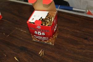 lot 337 image: Lot of ( 1 box ) Winchester 22 Long Rifle 36 Grain Plated Hollow Point Rimfire Cartridges ( 555 per box )