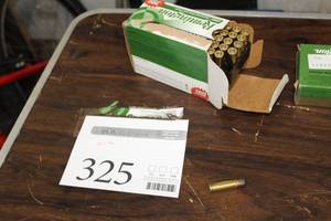 lot 325 image: Lot of ( 1 box ) UMC 38 Special P 125 Grain Semi-Jacketed Hollow Point Cartridges ( 100 per box )