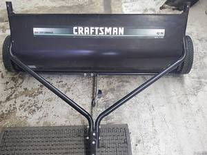 lot 13B image: craftsman 42 lawn sweeper