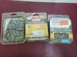 lot 41 image: 3 packs of oregon saw chains
