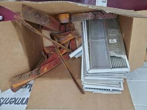lot 50 image: Box of vents and Metal