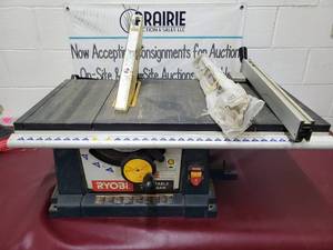 lot 68 image: ryobi 10 portable table saw