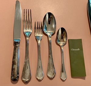 lot 48 image: Christofle Flatwear- Four Place Settings