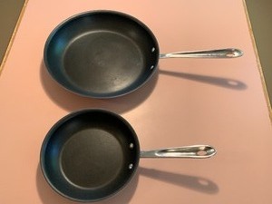 lot 46 image: Two All Clad Frying Pans