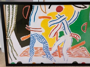 lot 32 image: Hockney Paints the Stage - Walker Arts Center Framed Print