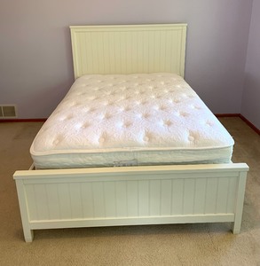 lot 29 image: Pottery Barn Teen Full Size Bed Frame