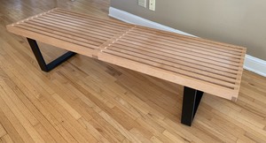 lot 1 image: George Nelson Platform Bench for Herman Miller
