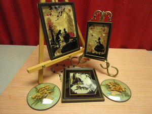 lot 618 image: VINTAGE VICTORIAN SILHOUETTE ART