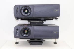 lot 55 image: 2 Eiki LC-XE10 Crystal Projectors