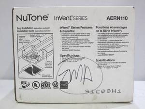 lot 332 image: Nutone InVent Series 110 CFM WallCeiling Installation Bathroom Exhaust Fan