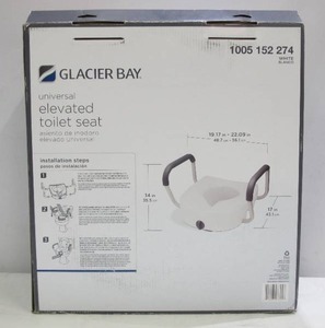 lot 330 image: Glacier Bay Universal Elevated Toilet Seat