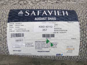 lot 357 image: Safavieh August Shag Silver 3x5 Power Loomed Rug