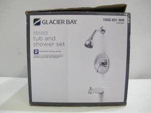 lot 364 image: Glacier Bay Aragon Single-Handle 1-Spray Tub and Shower Faucet in Chrome