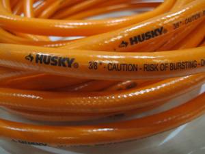 lot 374 image: Husky 38 in. x 50 ft. PVC Air Hose - Orange