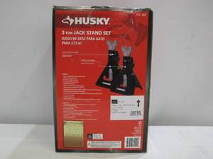 lot 417 image: Husky 3-Ton Jack Stand Set (1 Pair)