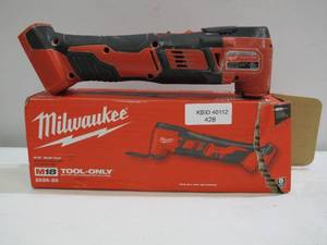 lot 428 image: M18 18-Volt Lithium-Ion Cordless Oscillating Multi-Tool (Tool-Only) - Model 2626-20