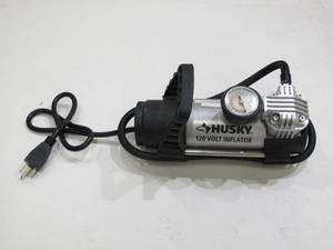 lot 431 image: Husky 120-Volt Inflator - For Tires, Basketballs, Inflatables, etc