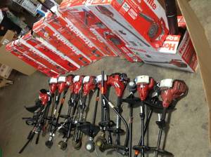 lot 22 image: Lot of Assorted Homelite Lawn care Items Customer Returns See Pictures