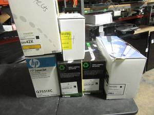 Misc Lot of ink toner cartradges