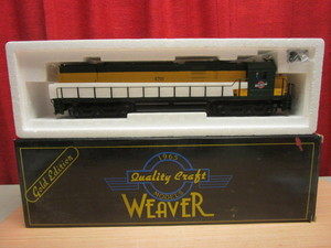 lot 524 image: WEAVER GOLD EDITION ALCO C-628 CHICAGO NORTHWESTERN DIESEL ENGINE - NEW, W BOX