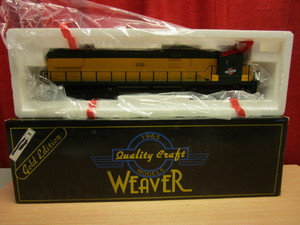 lot 525 image: WEAVER GOLD EDITION ALCO C-628 CHICAGO NORTHWESTERN NO. 6700 DIESEL ENGINE - NEW, W BOX