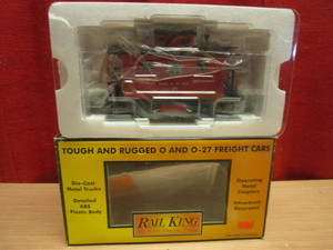 lot 534 image: M.T.H. RAIL KING DULUTH, MISSABE, & NORTHERN BOBBER CABOOSE - NEW, W BOX