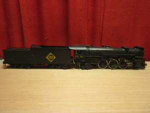 lot 578 image: VINTAGE BRASS ENGINE W ERIE TENDER