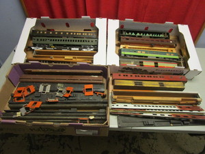 lot 606 image: SCALE, KIT-BUILT PASSENGER CARS, PARTS
